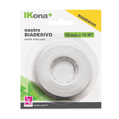 [TPC76-1510-BL] NASTRO BIADESIVO  MM.15X10MT - BLISTER (min.ord.24 o multipli)