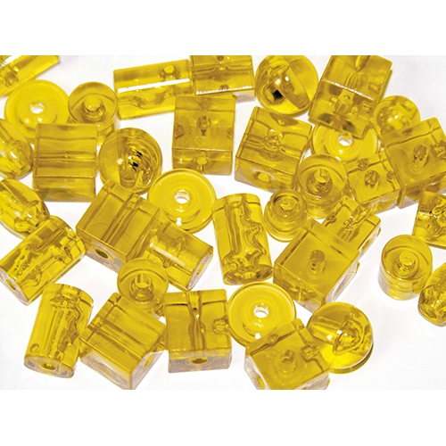 [TPC947-11] PERLE TRASPARENTI - BARATTOLO ML.150 - ORO ANTICO