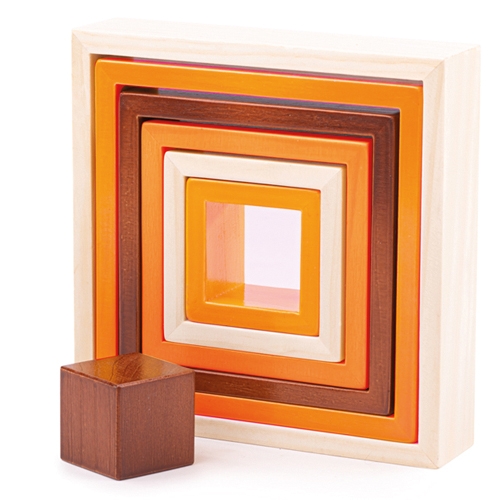 [TPCBB301] QUADRATI MATRIOSKA IN LEGNO