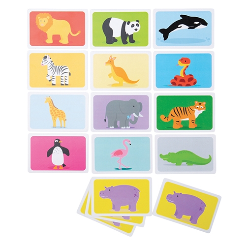 [TPCBJ433] FLASH CARDS ANIMALI SELVAGGI - PZ. 52