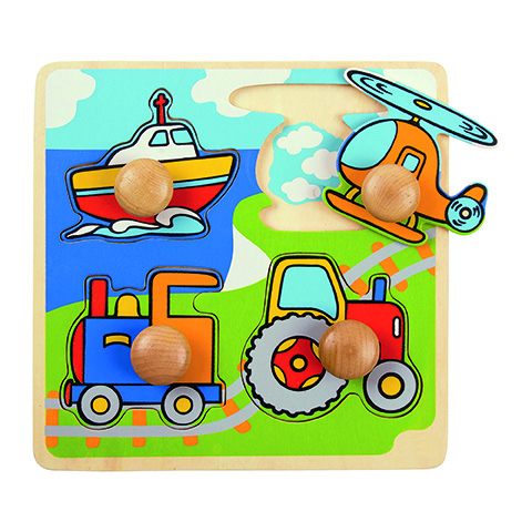 [TPCBJ519] PUZZLE POMELLONI CM.20X20 - MEZZI DI TRASPORTO