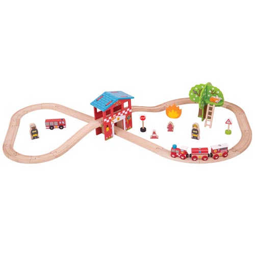 [TPCBJT037] IL TRENO DEI POMPIERI - 39 PEZZI