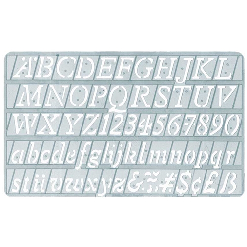 [TPCCK1597] NORMOGRAFO MM. 20 ITALIC