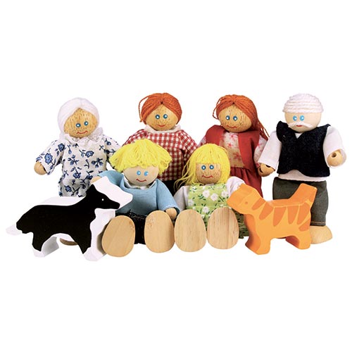 [TPCJT117] PERSONAGGI - 8 PZ. - FAMIGLIA