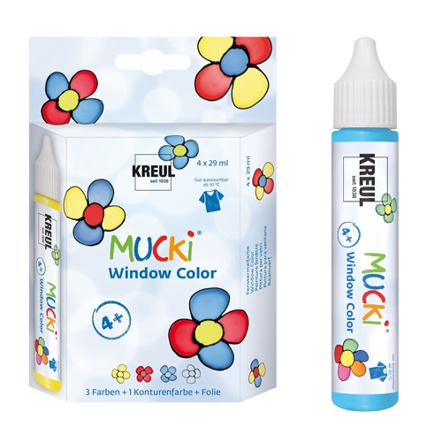 [TPCKL24450] MUCKI - WINDOW COLOR - SET 4 ASSORTITI
