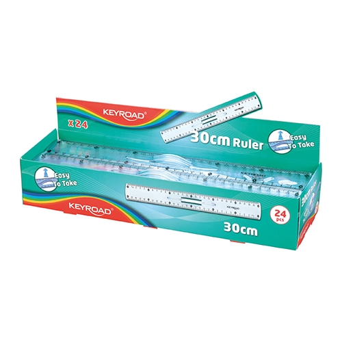 [TPCKR971083] RIGHELLO CON IMPUGNATURA "EASY GEO" CM.30 - EXPO 24 PEZZI
