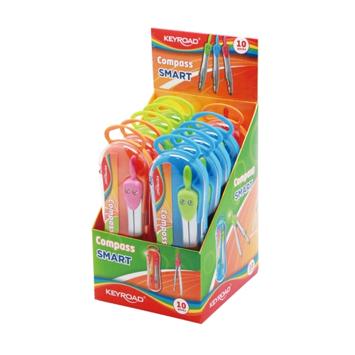 [TPCKR971442] COMPASSO METALLO "SMART" IN ASTUCCIO - EXPO 10 ASTUCCI