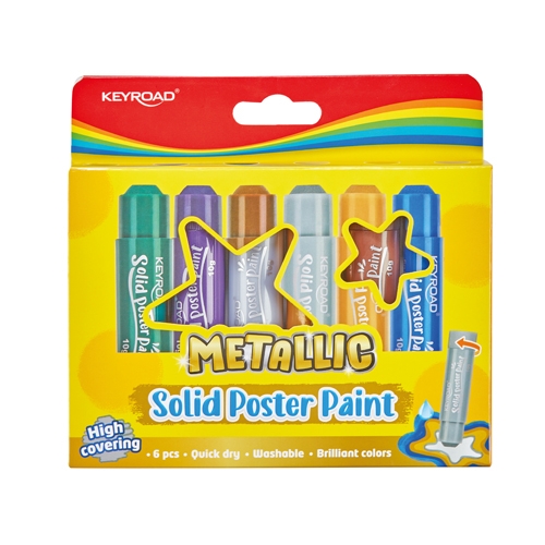 [TPCKR972649] TEMPERA SOLIDA SET 6 STICK COLORI FLUO ASSORTITI (min.ord.4 o multipli)