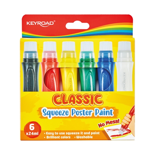 [TPCKR972674] TEMPERA SQUEEZE SET PZ. 6 COLORI CLASSIC (min.ord.4 o multipli)