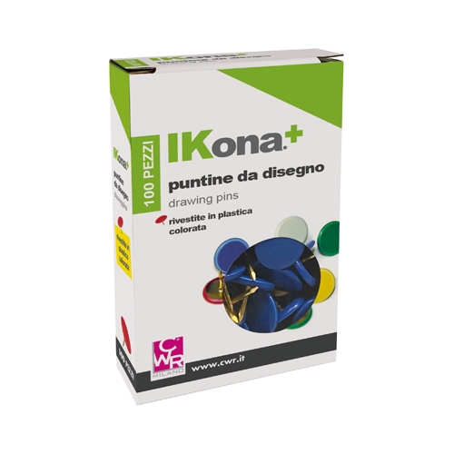 [TPCMP331-3] PUNTINE - SCATOLA 100 PZ. - BLU (min.ord.20 o multipli)