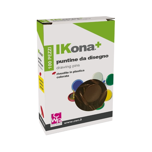 [TPCMP331-7] PUNTINE - SCATOLA 70 PZ. - MARRONE (min.ord.20 o multipli)