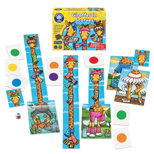 [TPCOT070] MEMORY + GIOCO "GIRAFFE CON LE SCIARPE"