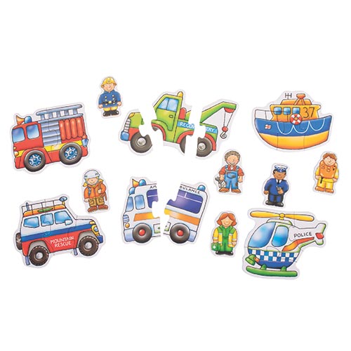 [TPCOT204] PUZZLE CARTONE - SQUADRA SOCCORSO