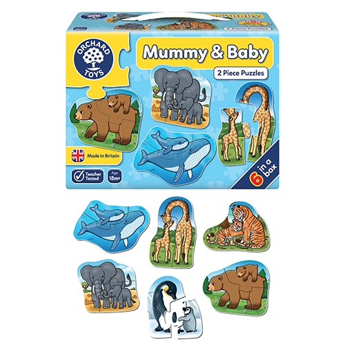 [TPCOT290] PUZZLE "MAMMA E FIGLIO" CM. 13X16 - SET PZ. 6