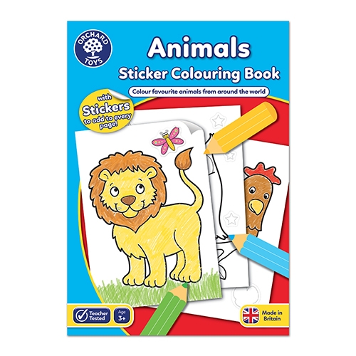 [TPCOTCB01] ALBUM DA COLORARE CON STICKERS  - ANIMALI
