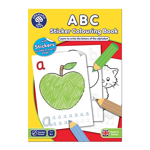 [TPCOTCB02] ALBUM DA COLORARE CON STICKERS - ABC (INGLESE)