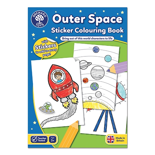 [TPCOTCB12] ALBUM DA COLORARE CON STICKERS - LO SPAZIO (INGLESE)