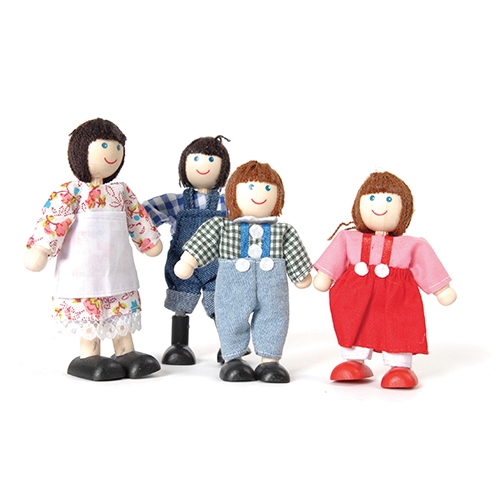 [TPCT0095] FAMIGLIA DEL FATTORE IN LEGNO - PZ. 4