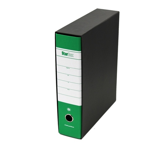[DSTL4002S] Registratore STARBOX f.to protocollo dorso 8cm verde STARLINE/sfuso