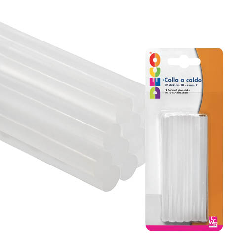 [TPCT705M] COLLA A CALDO CLASSIC - DIAM. MM.7X100 - 12 STICK (min.ord.18 o multipli)