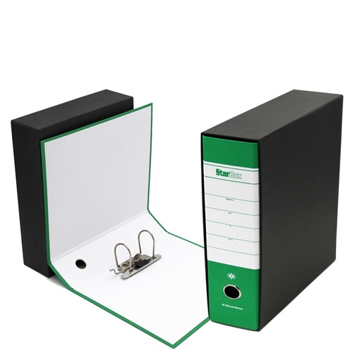 [DSTL4010] Registratore STARBOX f.to commerciale dorso 8cm verde STARLINE