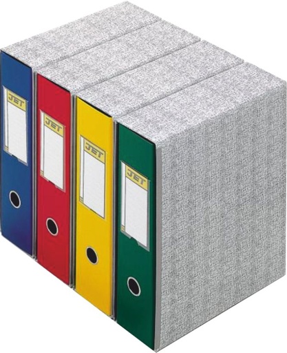 [330027] Registratore con custodia SEI P80 Protocollo D8 GIALLO Pz10