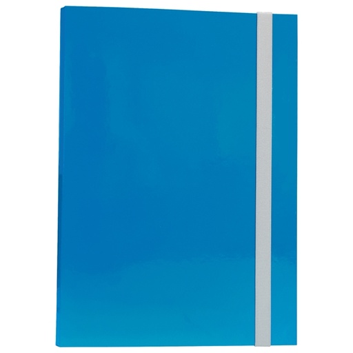 [DSTL5025] CARTELLA PROGETTO DORSO 3CM C/ELASTICO AZZURRO STARLINE