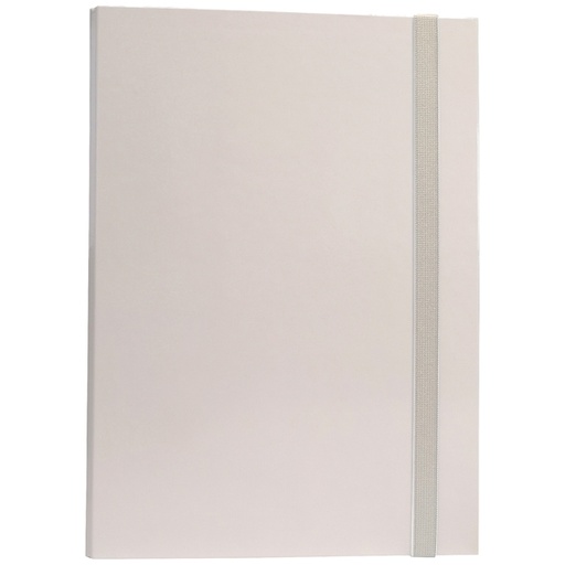 [DSTL5043] CARTELLA PROGETTO DORSO 3CM c/elastico BIANCO STARLINE