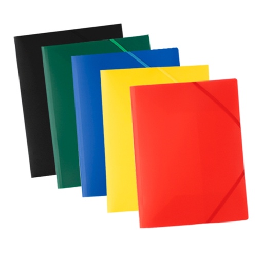 [DSTL7122] Cartellina 3 lembi con elastico 24x32cm assortito Eco Starline