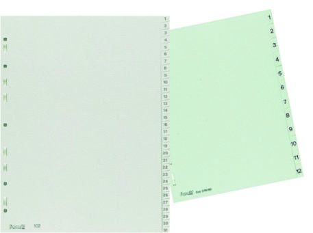 [110308] INTERCALARE NUMERATO GIORNALIERO 31 TASCHE 21x29,7