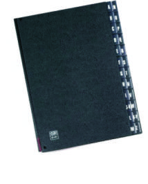 [120089] MONITORE A-Z, 24SCOMPARTI NERO