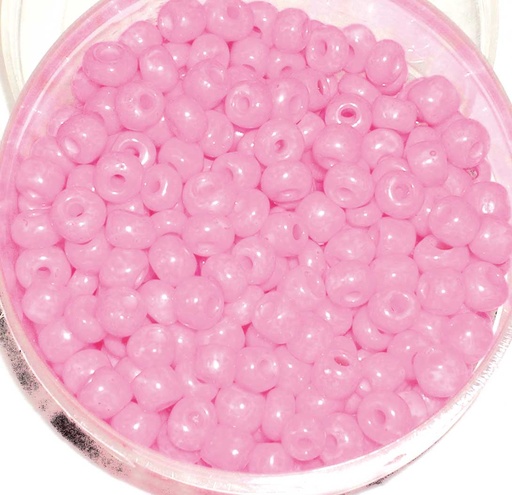 [TPC06851] PERLE VETRO 6/0 - SCATOLINA GR.30 - ROSA FUXIA (min.ord.6 o multipli)