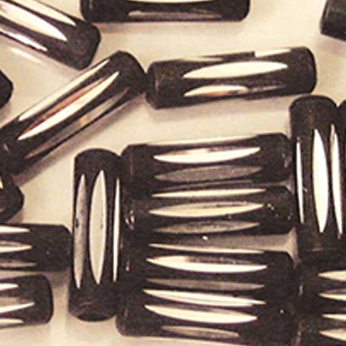 [TPC07061] PERLE - CILINDRETTO 20 PZ. - NERO