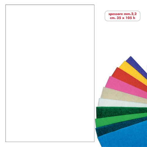 [TPC08326] FELTRO ROTOLO CM.35X105 - BIANCO