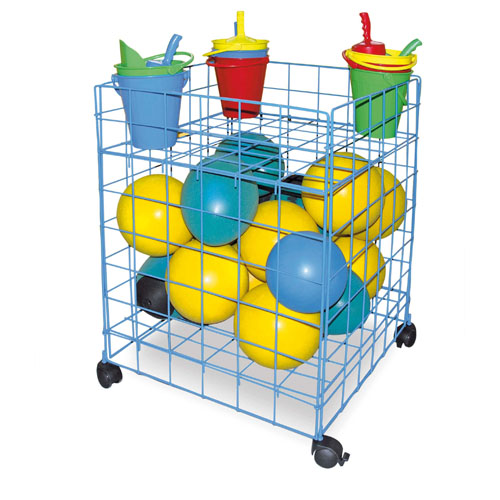 [TPC08645] CARRELLO PER GIOCHI E PALLONI CM.60X70X70H