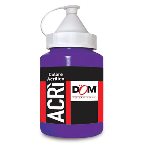 [TPC08794-408] COLORE ACRILICO - FLACONE ML.250 - VIOLETTO (min.ord.6 o multipli)