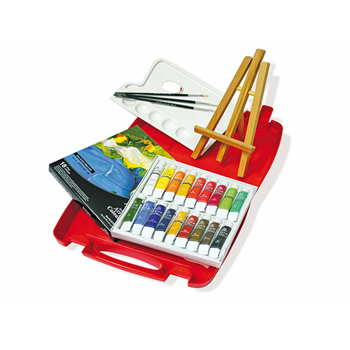 [TPC09861] COLORI ACRILICI - VALIGETTA 18 TUBI + ACC.