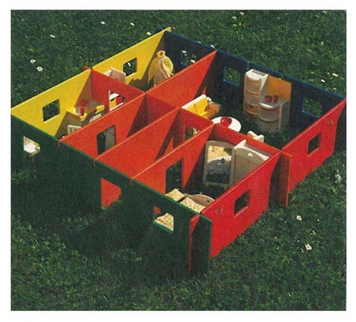 [TPC09970] CASA DEI GIOCHI MULTIUSO - SET 9 PZ.