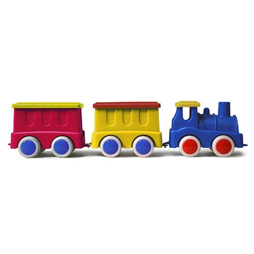 [TPC09998] GO-GO - LOCOMOTIVA + 2 VAGONI - COL. ASS.