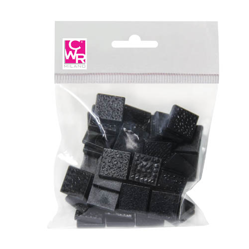 [TPC11857-20] MOSAICO ARTISTICO MM.15X15 - BUSTA 50 PZ. -  NERO