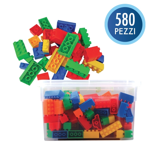 [TPC12334-2] MATTONCINI MICRO COMPATIBILI - BAULETTO 580 PEZZI