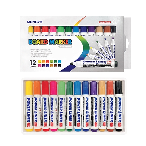 [TPC12750] MARKER PER LAVAGNA - SET PZ. 12 COL.ASS.