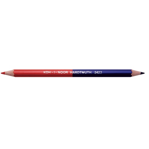 [D51229] Matite BICOLORE GROSSA ROSSO-BLU pz.12 H3423 KOHINOOR