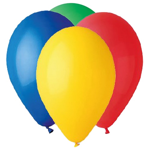 [D99158] BUSTA 25 PALLONCINI IN LATTICE D26CM. COLORI ASSORTITI BIG PARTY