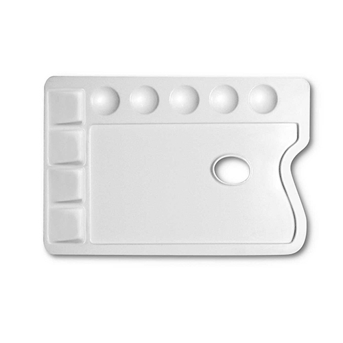 [TPC165] TAVOLOZZA PLASTICA CM. 25x17 - RETTANGOLARE (min.ord.10 o multipli)