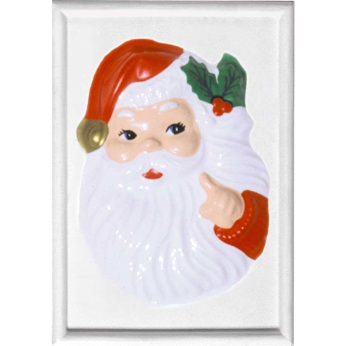 [TPC278-11] FORMA RILIEVO CM. 13x19 - VISO BABBO NATALE