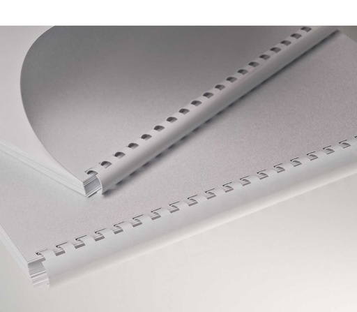 [270292] Dorsi Plastici per Rilegatrice 6 mm. BIANCO