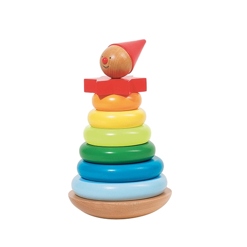 [TPC57961] OMINO IMPILABILE IN LEGNO (9 PZ.)