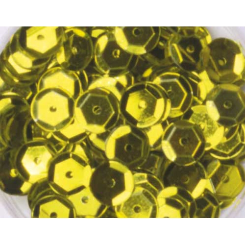 [TPC930M-04] PAILLETTES METALLIZZATE - CONF. 12 SCAT. - GIALLO