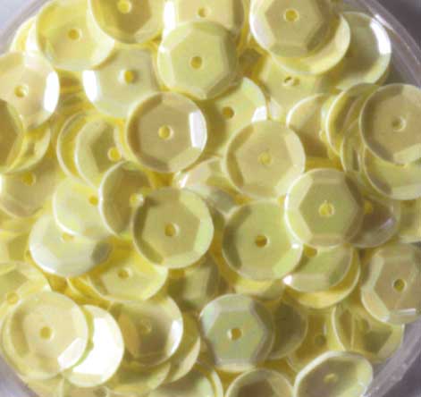 [TPC930P-04] PAILLETTES OPACHE - CONF. 12 SCATOLETTE - GIALLO CHIARO